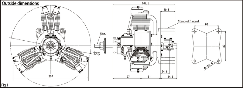 Saito FG60R3 Beschreibung 800